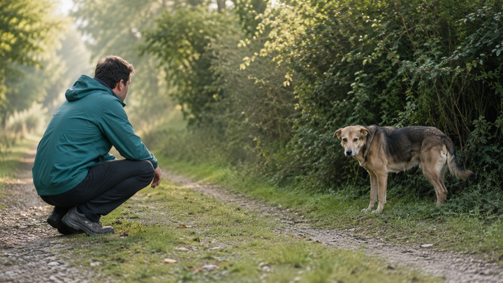 Apprivoiser un chien errant : l'approcher sans danger